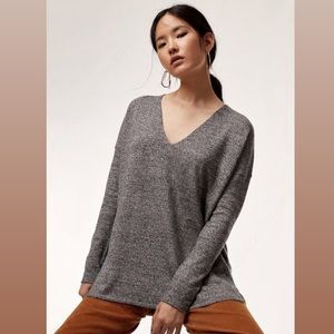 Aritzia/Babaton long sleeve Erin Grey Sweater